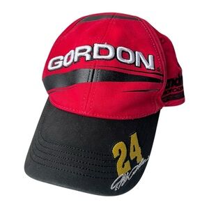 Kids CFD NASCAR Jeff Gordon Red and Black Racing baseball Hat